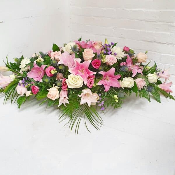 Classic Pink Casket Spray - Image 4