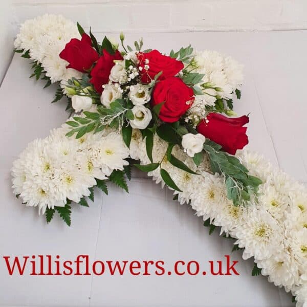 Classic White Cross Foliage Edge