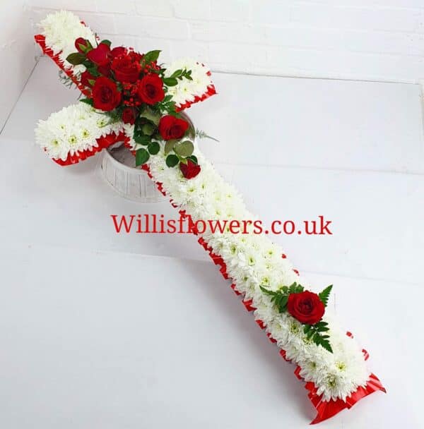 Classic White Cross Ribbon Edge - Image 4