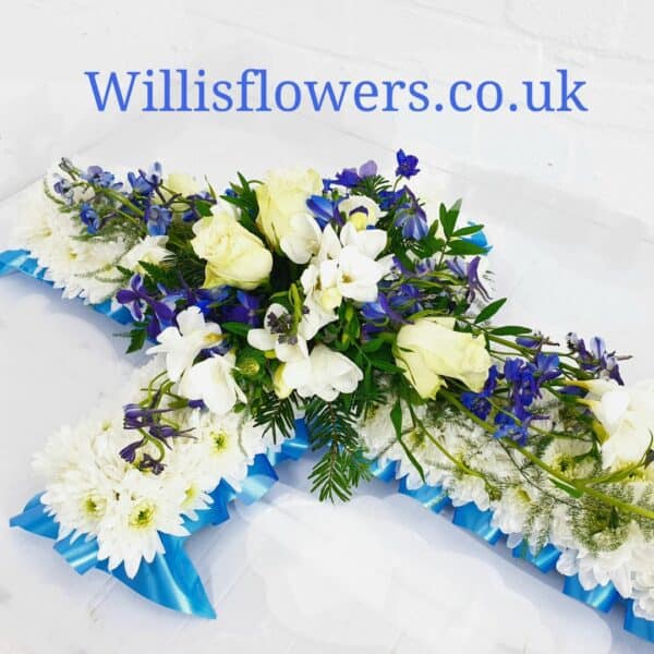 Classic White Cross Ribbon Edge - Image 2