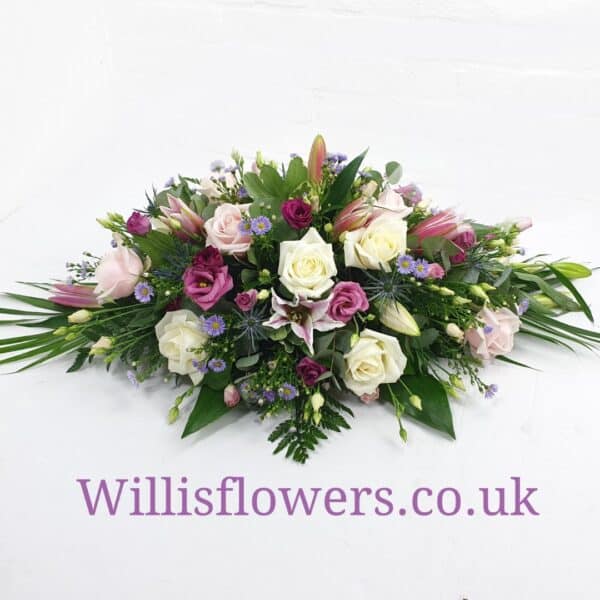 Classic Pink Casket Spray - Image 3