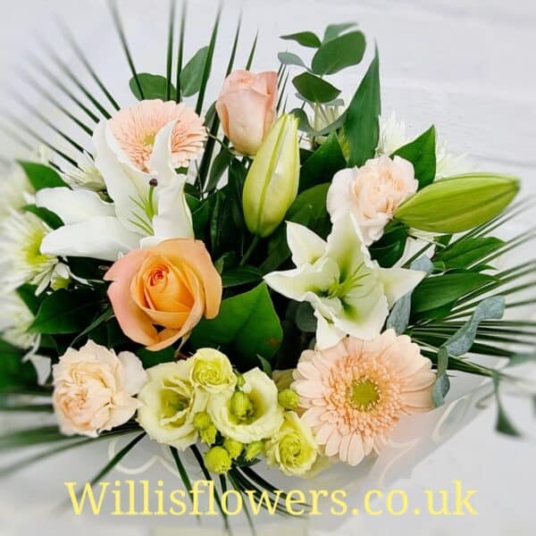 Peaches and Cream Hand-tied - Image 2