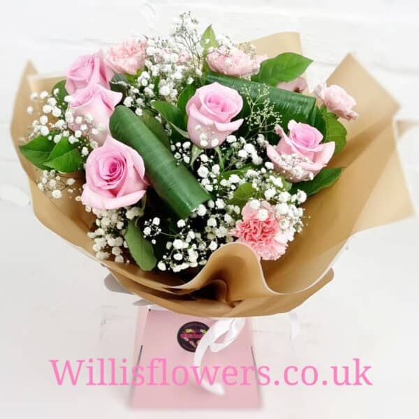 Strawberry Twist Hand-tied