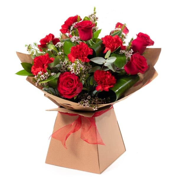 Smooch Rose & Carnation Hand-tied