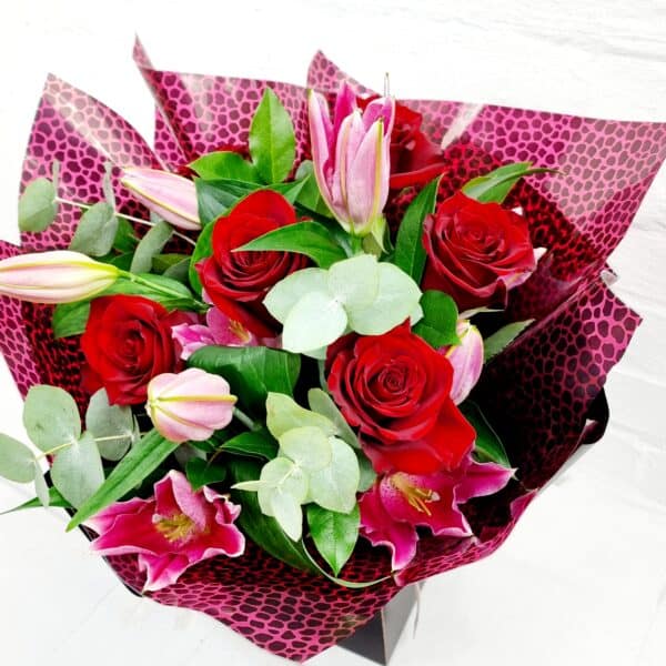 .Rose & Lily Hand-tied - Image 2