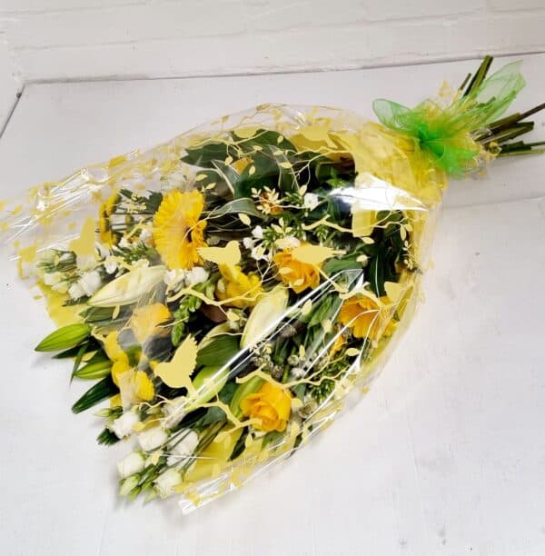 Funeral Flowers in Cellophane - Image 2