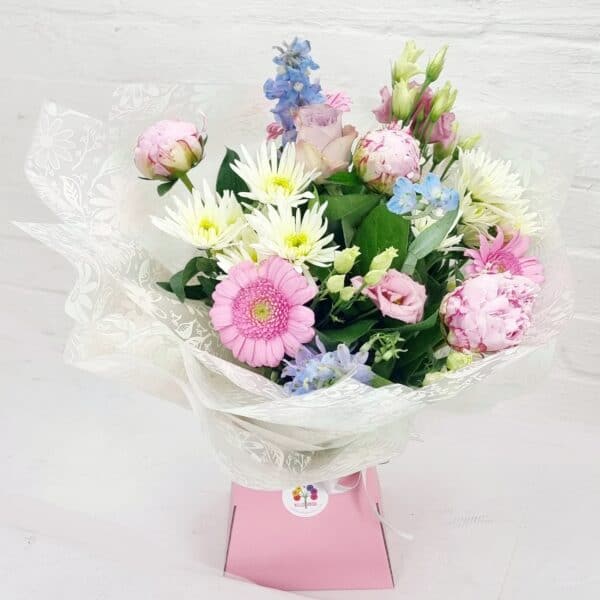 .Pastel Peony Hand-tied
