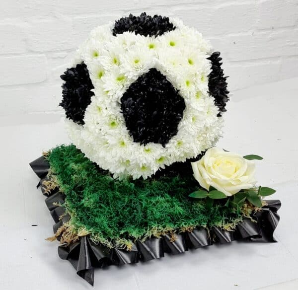 3d Football on pitch - Image 2